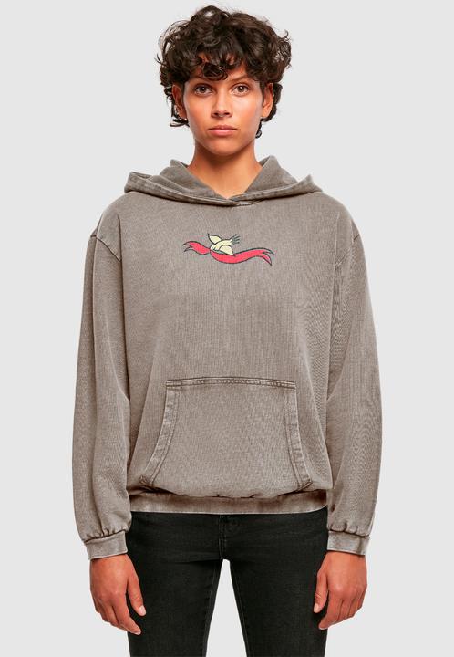 Immagine prodotto Merchcode Donna Frida Kahlo - Felpa con cappuccio oversize lavata con acido Viva la vida 2 - 178047 (4XL)