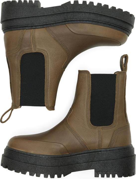 Actual product image Selected Femme Chunky Leather Chelsea Boots (38)