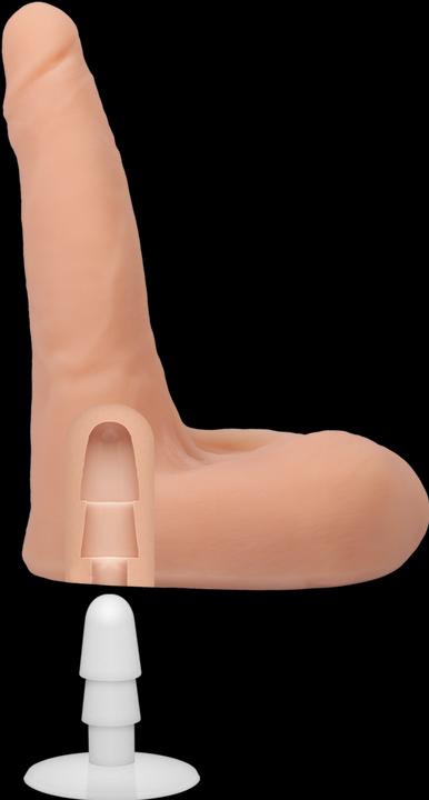 Actual product image Doc Johnson Lucas Frost - Realistic ULTRASKYN Dildo - 7" / 18 cm