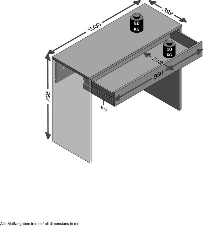 Immagine prodotto FMD Möbel Tozzo (100 x 40 x 80 cm)
