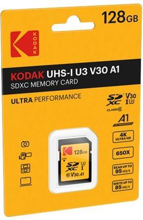 Image du produit Emtec Kodak SDXC Card Class 10 (128 Go, SDXC, U3, UHS-I)