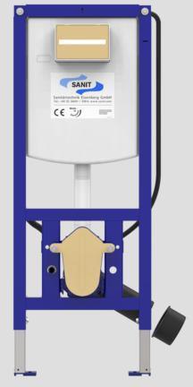 Sanit WC-Element INEO PLUS 450 BH 1120mm mit Wandhalter, für Dusch-WC