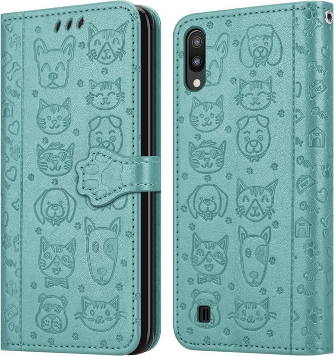 Image du produit Cadorabo Book Chiens & Chats Couverture (HTC One M10, Samsung Galaxy A10)