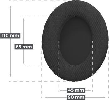 Actual product image Genesis Pady nauszniki do słuchawek Toron EP02 Tekstylne (NSG-2159)