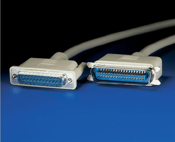 Image du produit Roline Câble de port parallèle connecteur DB25-Centronics36 (1.80 m, Parallèle (imprimante))