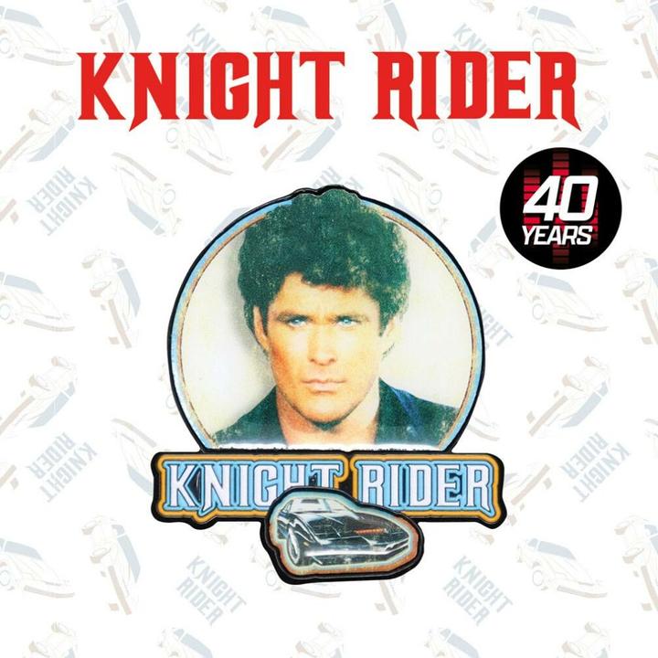 Actual product image Fanattik Knight Rider pin's 40th Anniversary Limited Edition