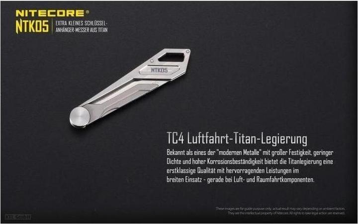Produktbild Nitecore Titan Knife NTK05 (4.20 cm)