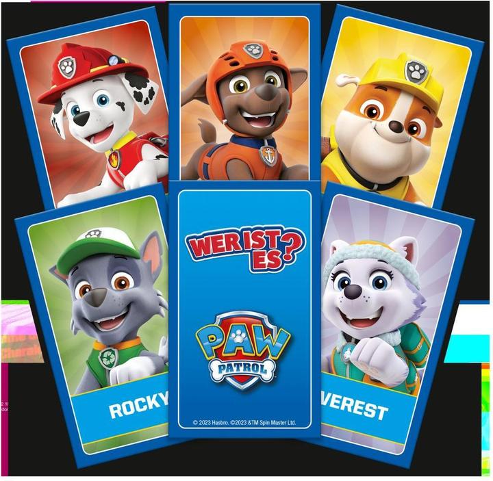 Actual product image Winning Moves Who is it Paw Patrol (German)