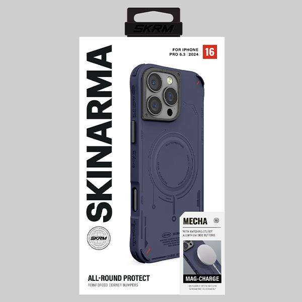 Produktbild Skinarma case Mecha iPhone 16 Pro 6.3" Magnetic Charging navy (Apple iPhone 16 Pro)