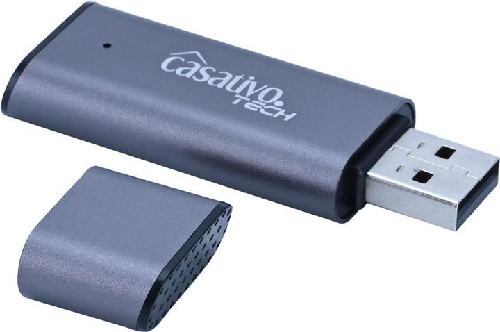 Image du produit Casativo Enregistreur vocal numérique 2en1 & clé USB avec activation sonore, 8 Go (8 Go)
