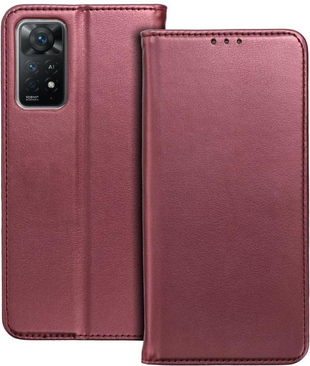 Actual product image Book case OEM SMART MAGNETO Book case for OPPO A18 / A38 burgundy (Oppo A18, Oppo A38)