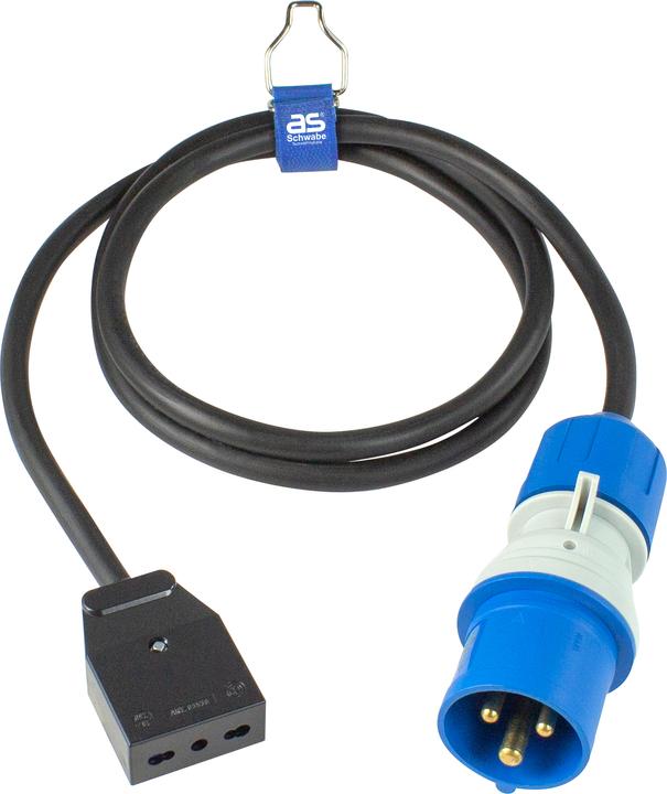 Image du produit As - Schwabe Câble adaptateur CEE standard italien type L (CEE 7/3, CEE 7/3)