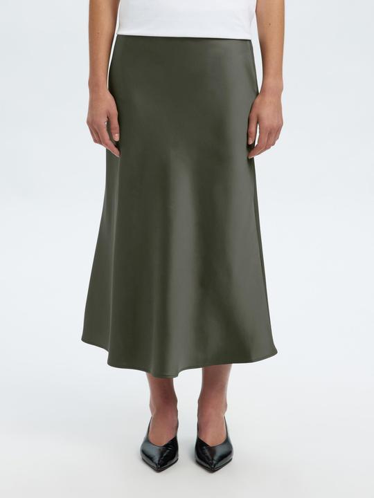 Actual product image Selected Homme Satin Midirock (42)