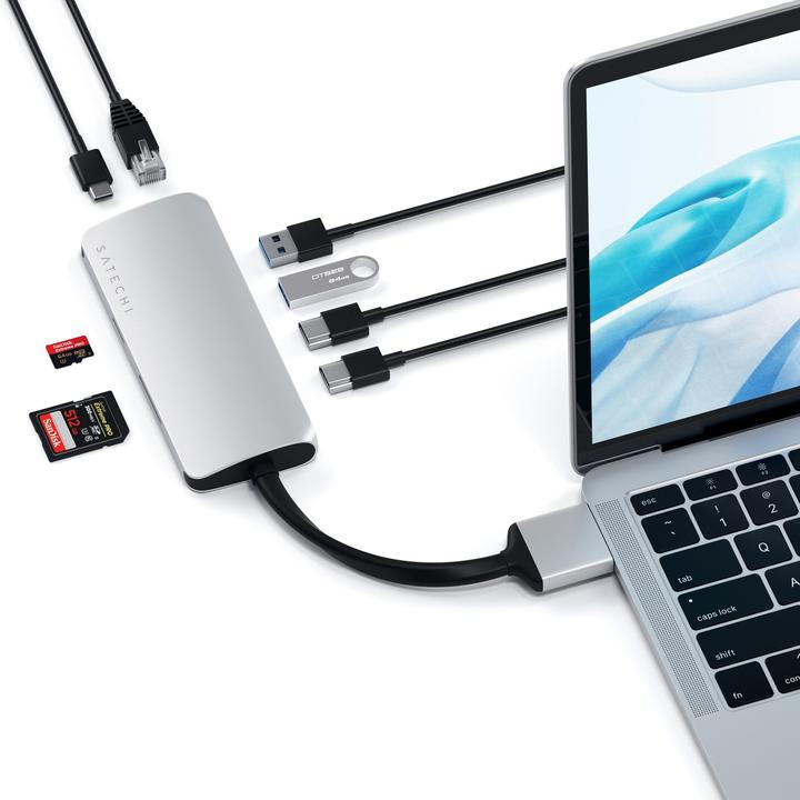 Actual product image Satechi St-Tcdmmas (USB-C, 6 Ports)