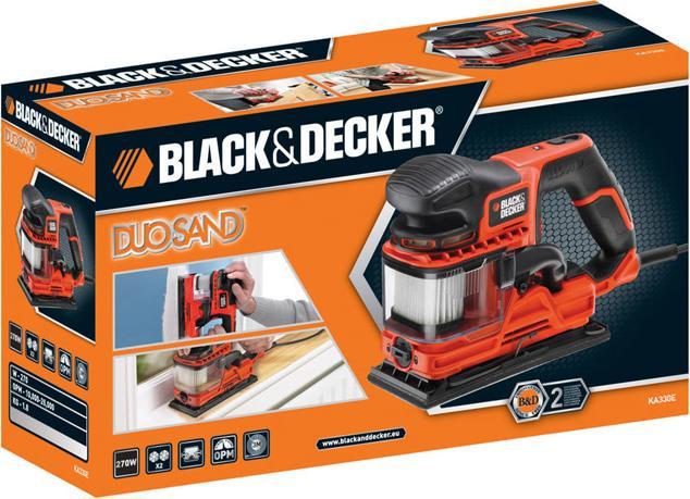 Immagine prodotto Black & Decker & Decker KA330E 13000 RPM (Levigatrice orbitale, 260 W)