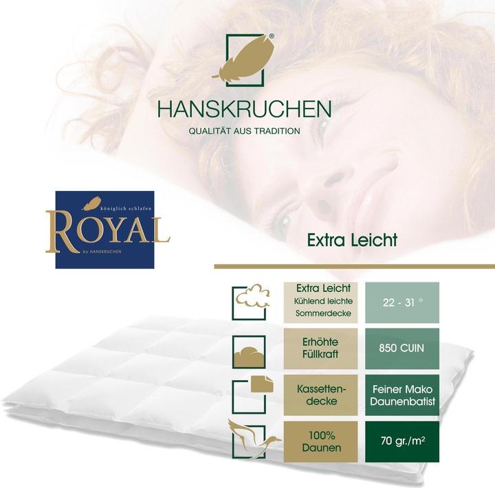 Actual product image Hanskruchen Royal (430 g, 240 x 200 cm)