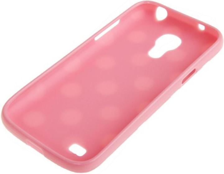Actual product image König Design Protective cover dots TPU Case for mobile Samsung Galaxy S4 mini i9190 pink/white (Samsung Galaxy S4 mini)