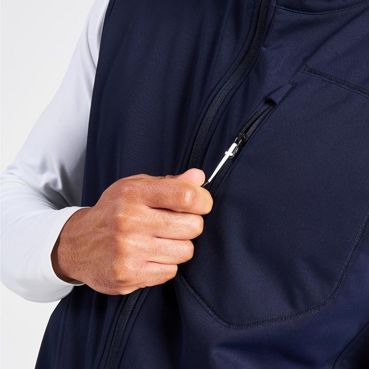 Actual product image Tribord Softshell waistcoat sailing men windproof 900 navy blue (XL)
