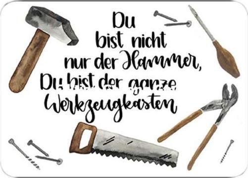 Produktbild Edition Gollong Postkarte Du bist nicht nur der Hammer