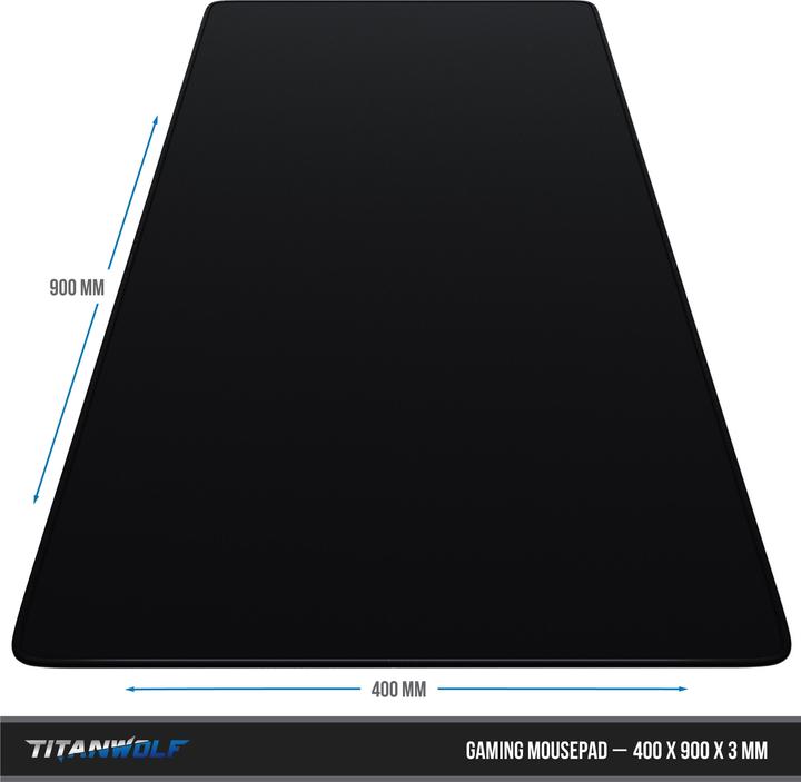 Actual product image Titanwolf Gaming Mouse Pad (XXL)