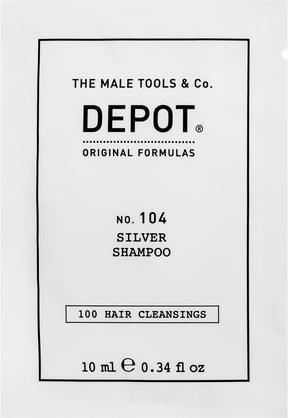 Depot 100 Hair Cleansing No 104 Botanical Complex Hair Shampoo For Neutralisation Of Yellow Tones - (10 ml, Silbershampoo)