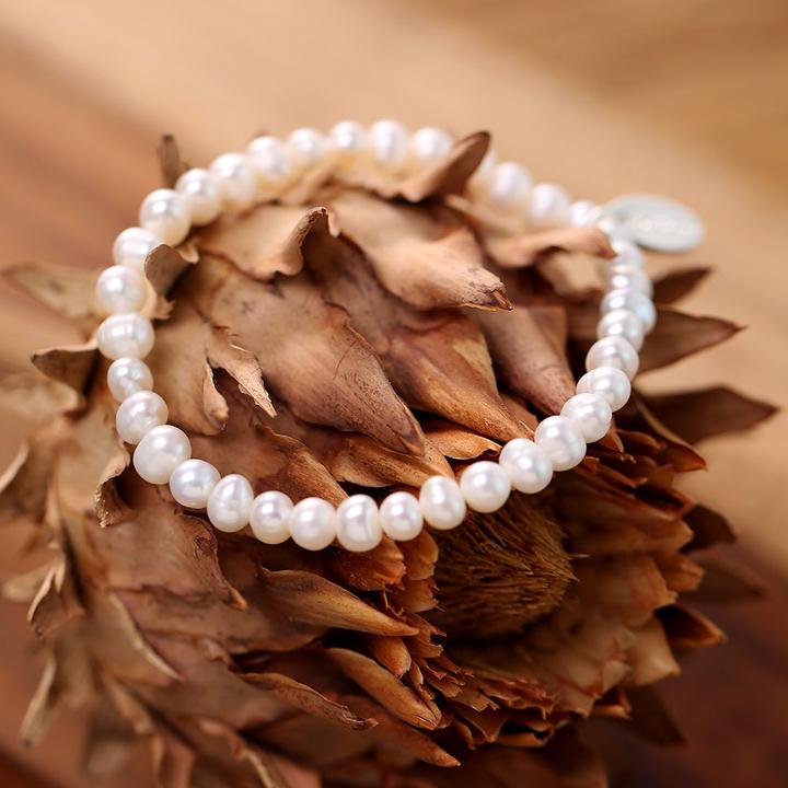 Produktbild Andreani Armband mit echten Süsswasserperlen (19 cm, Perlen)