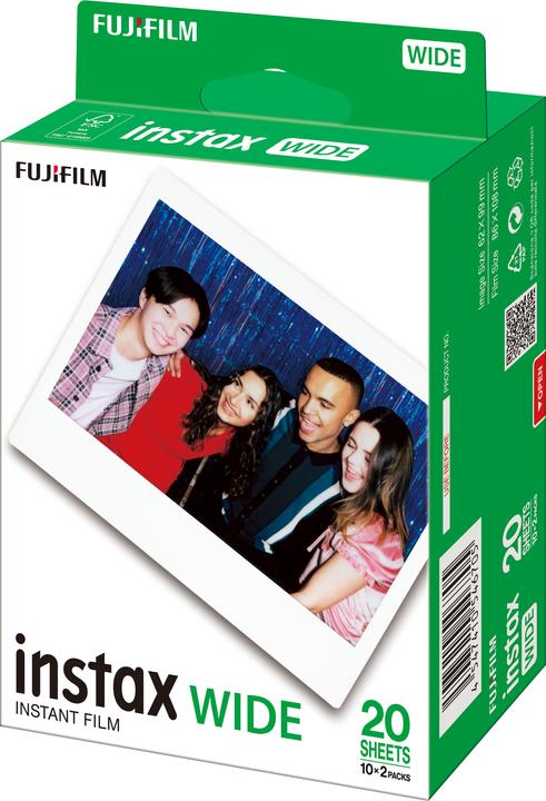 Actual product image Fujifilm Instax Wide Instant Film 10x2 (Instax Wide 300)