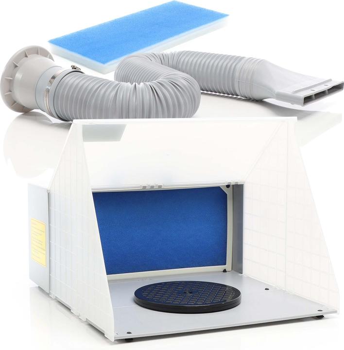 Image du produit Wiltec Système d’aspiration Airbrush 4m³/min Set Accessoires Aréographie Brouillard de peinture Filtre