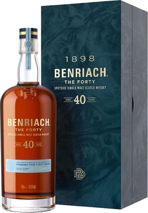 Produktbild BenRiach 40 Year Old The Forty (Scotch Whisky, 1 x 70 cl)