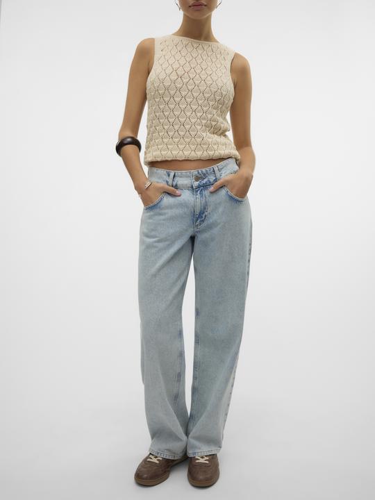 Actual product image Vero Moda VMRANCY Mid Rise Weiter Beinschnitt Jeans Weit geschnitten (W29/L30)