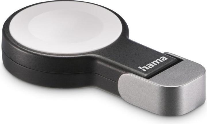 Actual product image Hama Apple Watch charger f. wireless charging, USB-C charging station magnetic, SW (5 W)