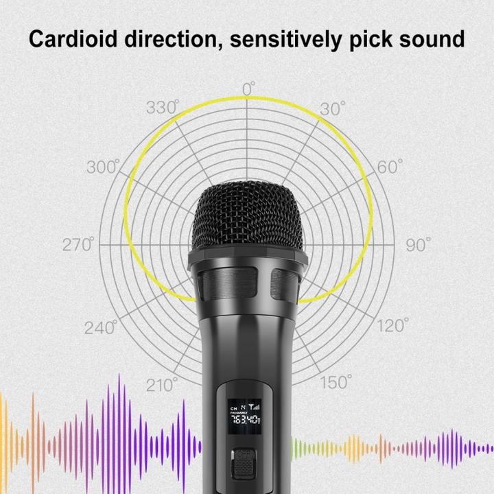 Produktbild Puluz UHF Wireless Dynamic Microphone with LED Display (Black)