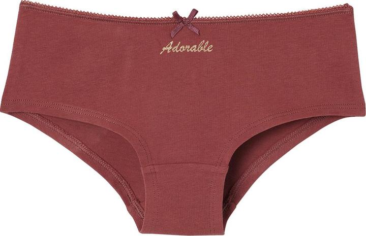 Immagine prodotto Vertbaudet 7er-Pack Mädchen Shortys ADORABLE, Bio-Baumwolle (92, Confezione da 7)