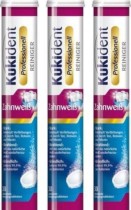 Actual product image Kukident Tooth Whitening 30 Tabs, 30 pcs TAB (30 x, 113 g)
