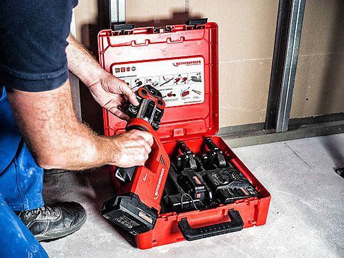 Actual product image Rothenberger ROMAX Compact TT press jaw set SV15-22-28, 1x 2 Ah (390 mm)