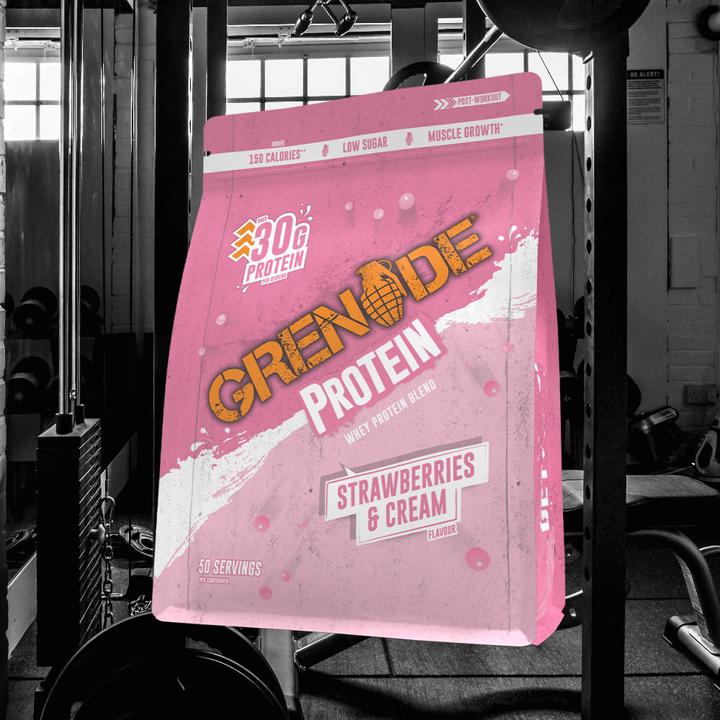 Produktbild Grenade Protein Whey 2KG (Strawberries & Cream, 1 Stk., 2000 g)