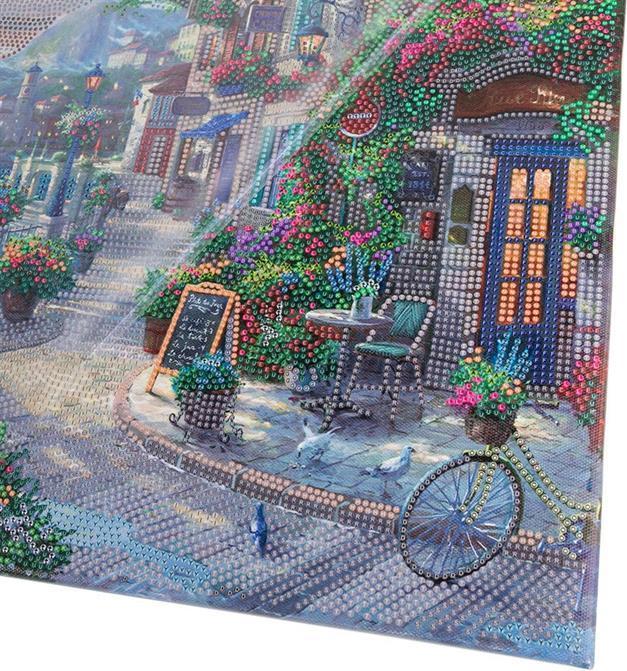 Produktbild Craft Buddy Crystal Art Kit French Riviera Café 40 x 50 cm