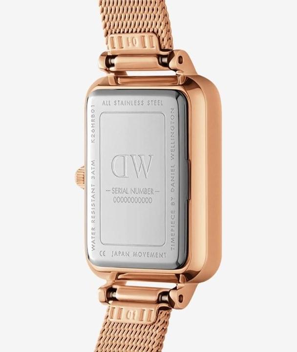 Immagine prodotto Daniel Wellington Quadro Lumine Pressed Melrose (Orologio da polso analogico, 20 mm)