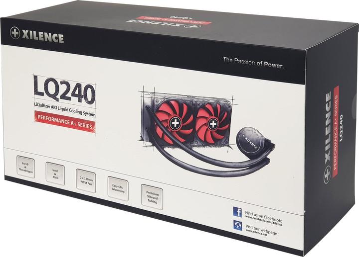 Actual product image Xilence WAK LiQuRizer LQ240 Water Cooling XC975