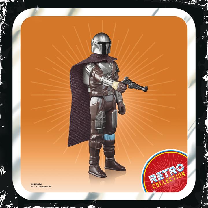 Image du produit Hasbro Retro-Kollektion Der Mandalorianer (Beskar) 9,5 cm grosse Star Wars: The Mandalorian Fig...