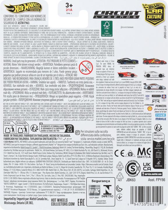 Produktbild Hot Wheels Premium Car Culture Circuit Legends Porsche 917K Sammel-Spielzeugauto im Massstab 1:64