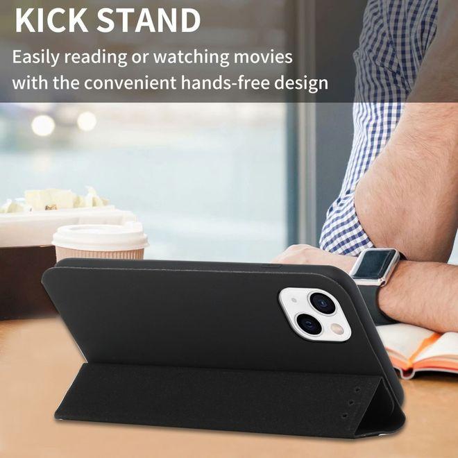 Produktbild MU Classic Dreifach faltbare Leder Bookcover Hülle (Apple iPhone 13 mini)