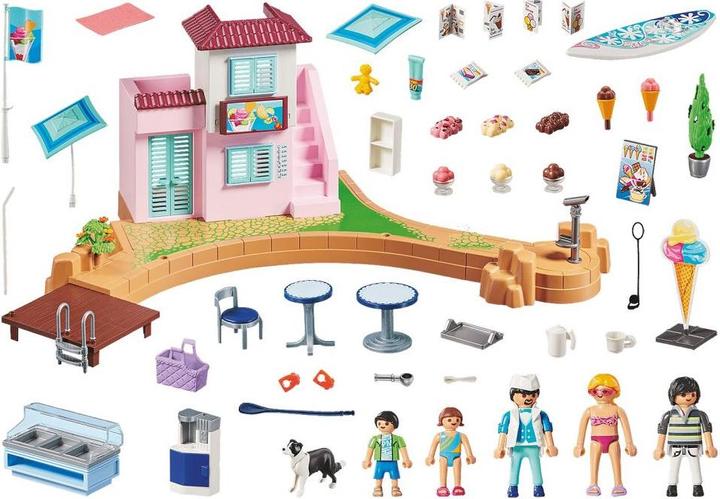Produktbild Playmobil 70279 Eisdiele im Hafen (70279, Playmobil Family Fun)