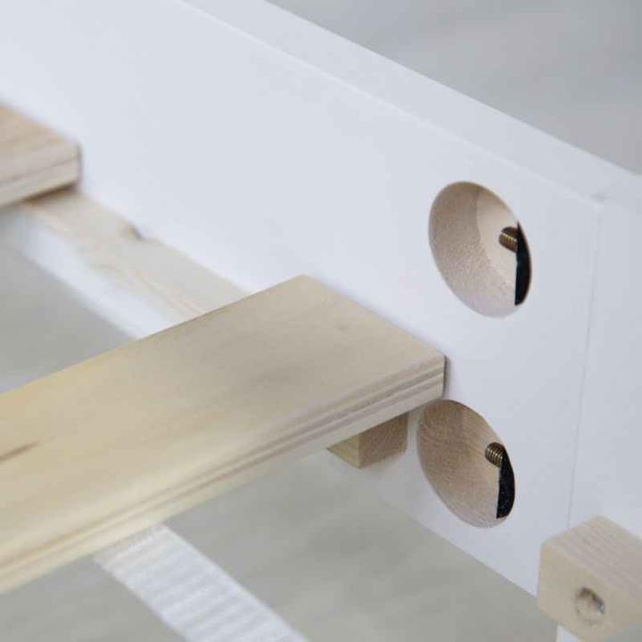 Produktbild Homestyle4u Holzbett mit Bettkasten & Lattenrost (140 x 200 cm)