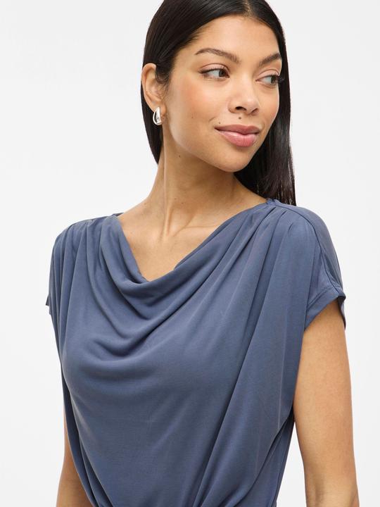 Actual product image Vila VIMODALA Wasserfall-Ausschnitt Maxikleid (L)