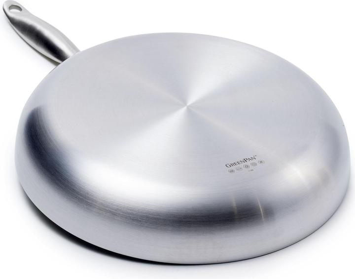 Produktbild Greenpan Venice Pro Tri-Ply Edelstahl Topf- und Pfannen-Set 10-teilig (26 cm, Pfannenset + Topfset, Edelstahl)