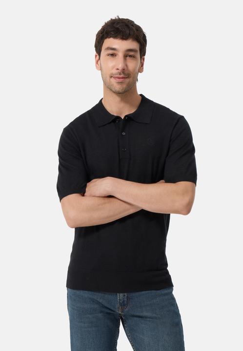 Cash-Mere Kaschmir Poloshirt Kurzarm