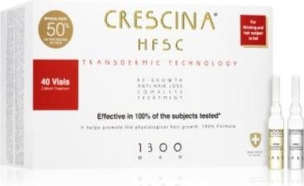Immagine prodotto Crescina Transdermico 1300 Ricrescita e Anti-Caduta dei capelli - 4 Ml (4 ml)