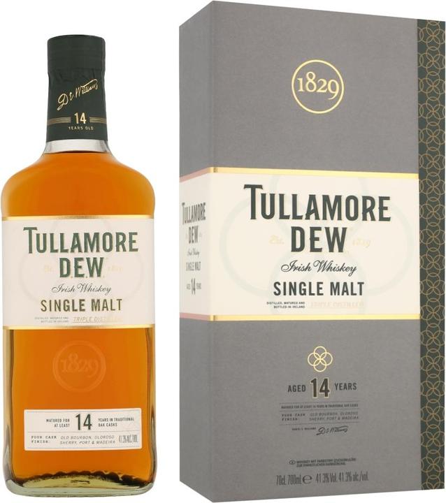 Produktbild Tullamore Dew 14 Years Old Single Malt Irish Whiskey mit Etui (Single Malt, Irish Whiskey)