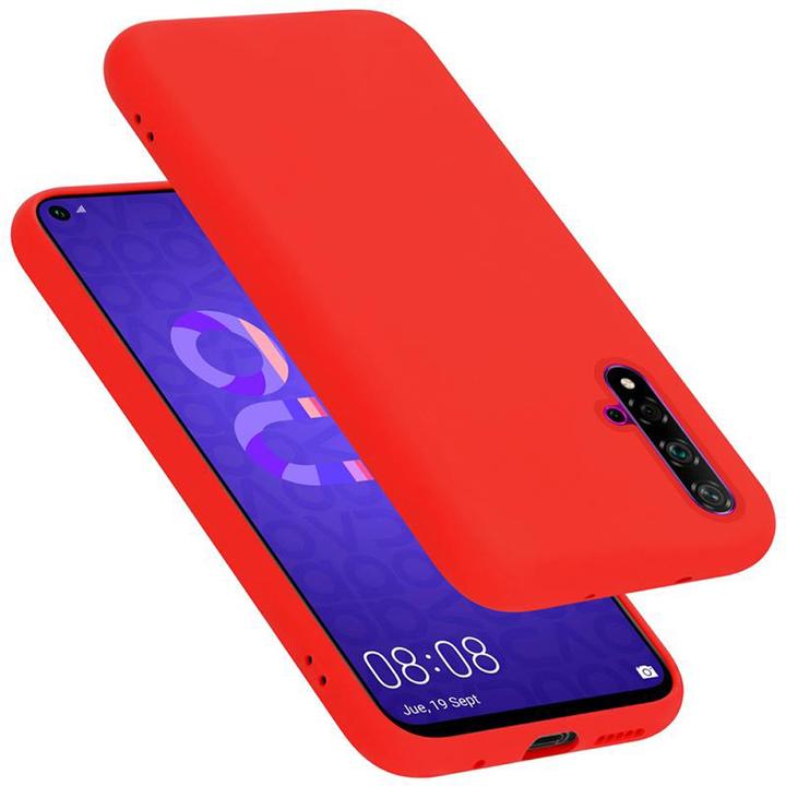 Actual product image Cadorabo TPU Liquid Silicone Case Cover (K20, Huawei Nova 5T, TCL 20S)